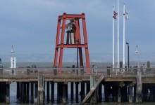 Bell on wharf in San Francisco