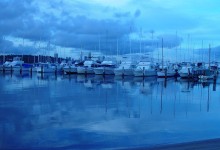 Boats and reflections, Royal Perth Yacht Club