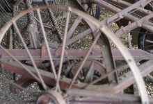 Antique farm machinery, Mount Barker Museum, Western Australia