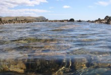 Sea and rocks, Plimmerton, New Zealand